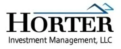 Horter Investment Management, LLC logo with a blue geometric roof icon above the word Horter. - My Personal Painter - My Personal Painter horter investment management logo